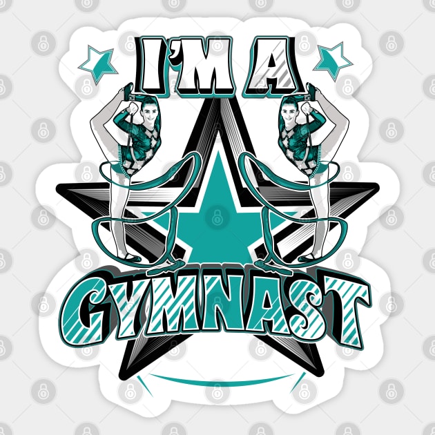 I'm a gymnast - Gymnstics Sticker by ZinGyst